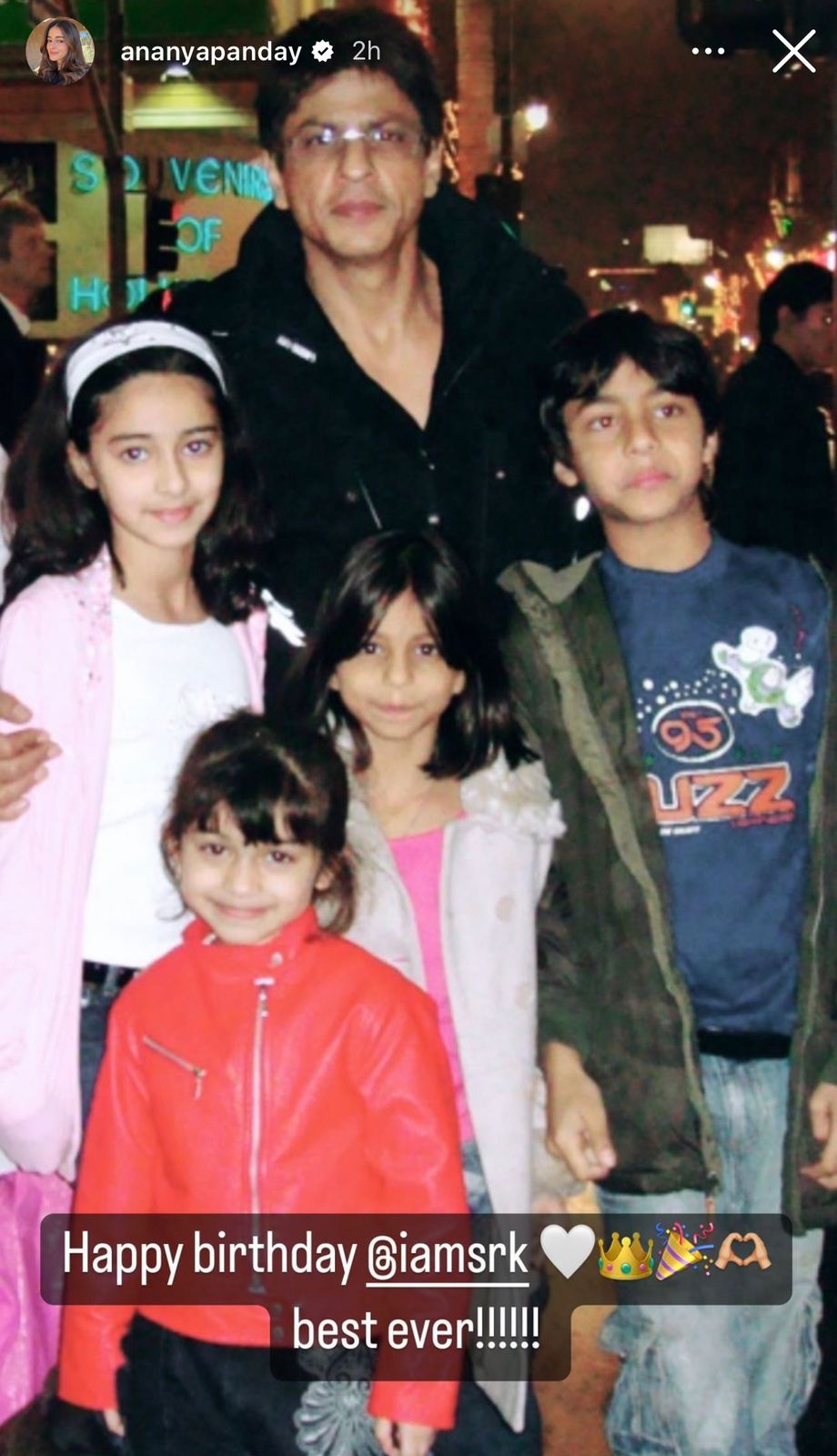 Ananya Panday's wish for Shah Rukh Khan.
